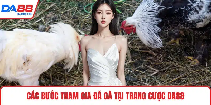 Các bước tham gia đá gà tại trang cược DA88